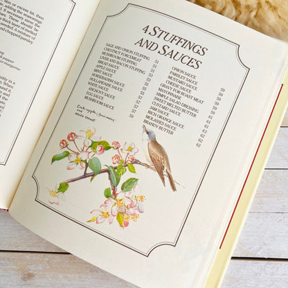 Vintage Cookery Notes Book / The Country Diary / Edith Holden and Alison Harding / Watercolour Note Book for Recipes