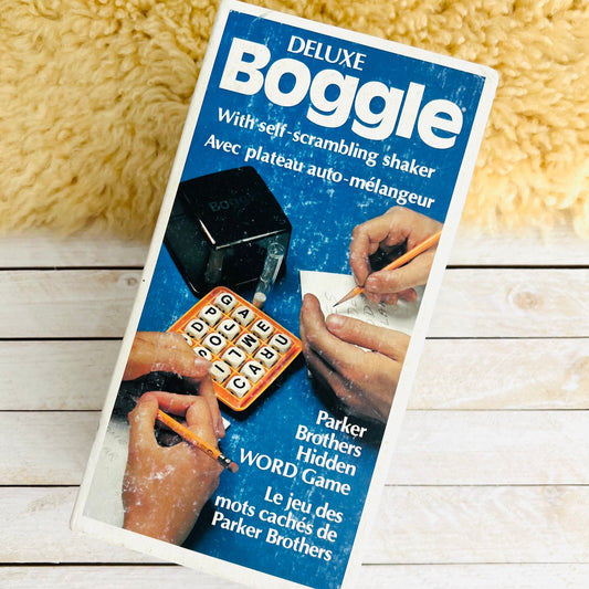 Vintage Boggle 1976 / Parker Brothers Hidden Word Game / Fun Retro Games / Family Game Night Boggle Complete Set