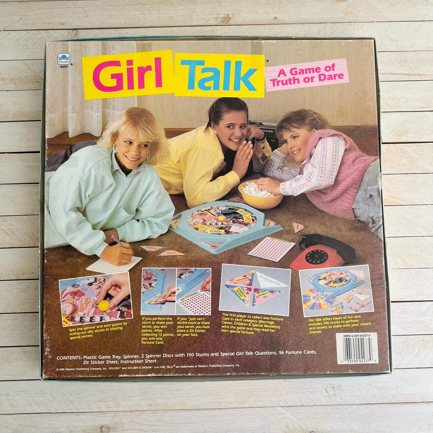 Vintage 1988 Girl Talk Board Game / Girls Night Ideas / Retro Kitschy Games